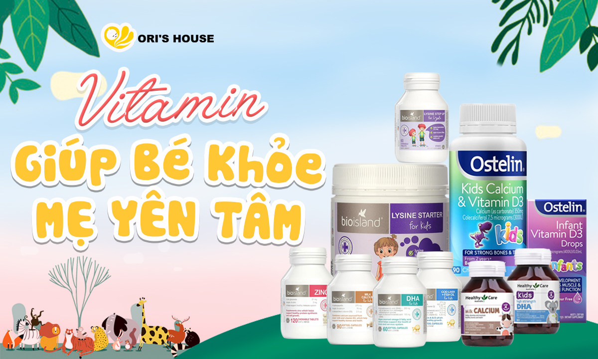 VITAMIN GIÚP BÉ VUI KHỎE