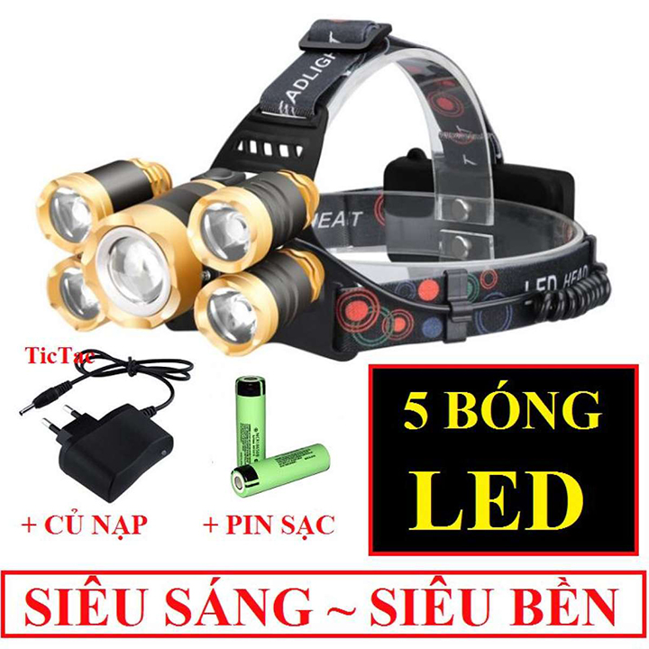 den-pin-doi-dau-5-bong-led-sieu-sang-kem-2-pin-va-sac-14