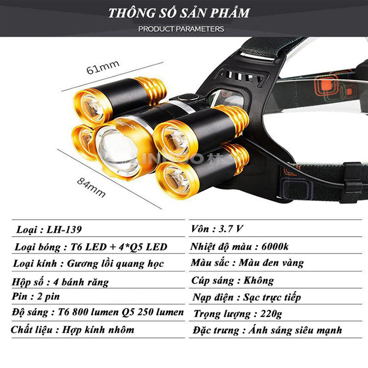 den-pin-doi-dau-5-bong-led-sieu-sang-kem-2-pin-va-sac-33