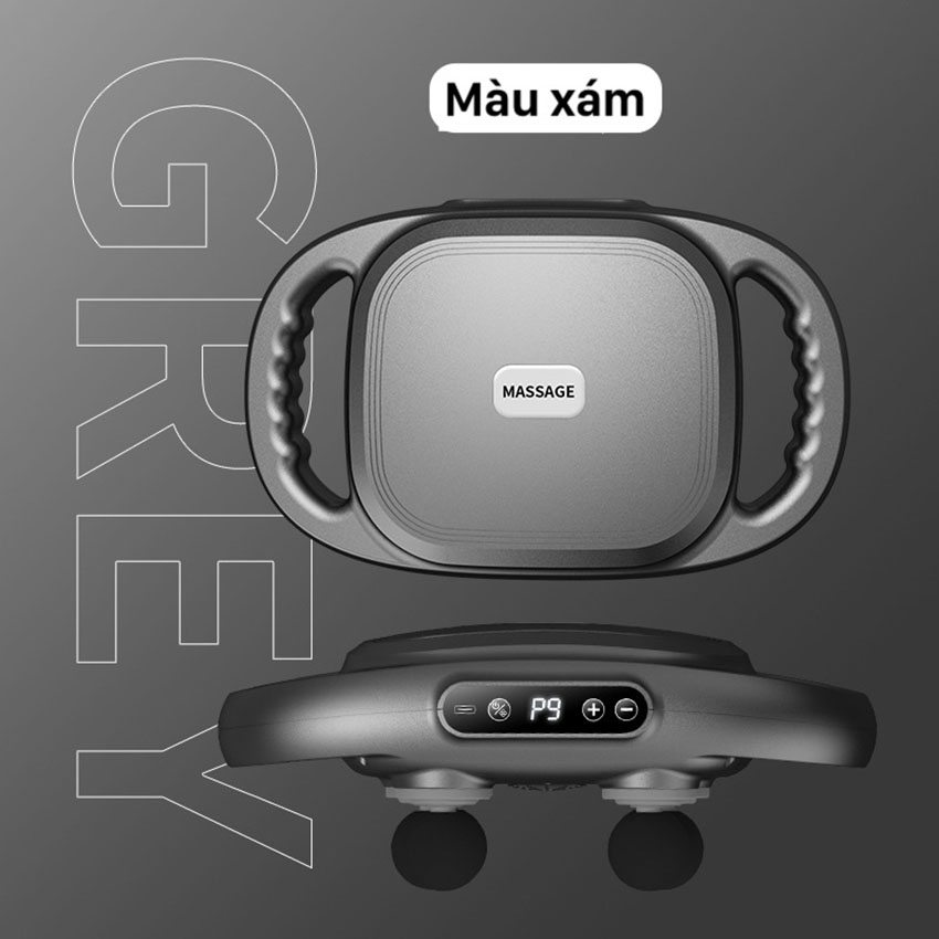 Máy massage cầm tay 6 đầu rung, máy massage toàn thân 9 chế độ mát xa Máy massage cầm tay 6 đầu rung, máy massage toàn thân 9 chế độ mát xa