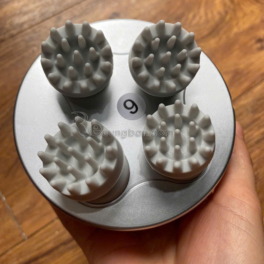 Máy massage đầu - Cổ - Mặt đa năng cầm tay 3D giảm stresss xoay đảo chiều