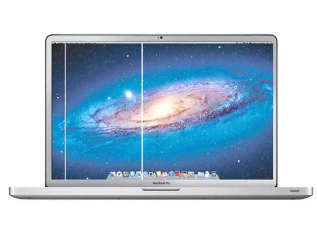 Màn hình macbook xuất hiện đường kẻ sọc