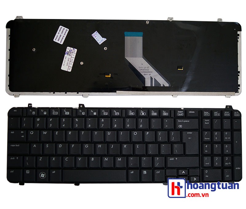Bàn phím Laptop HP DV6-1000 đen