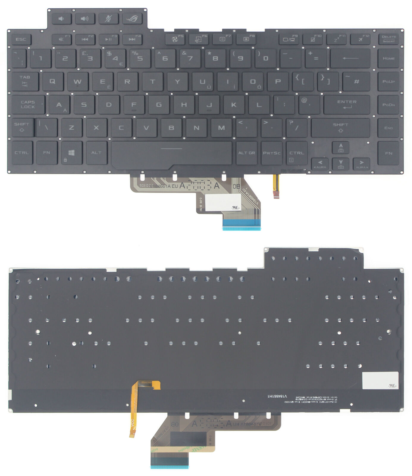 Ventola Raffreddamento CPU E GPU Per ASUS ROG Zephyrus GX502G GU502LV GU502GW – 12V 1A, 13NR0240T02111