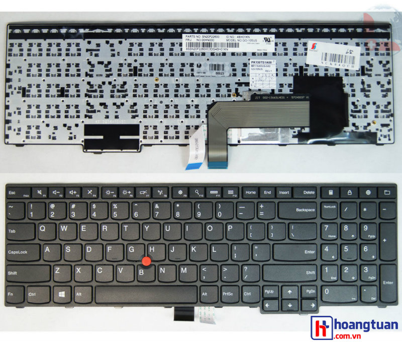 Bàn phím laptop Lenovo Thinkpad E550 E550C E555