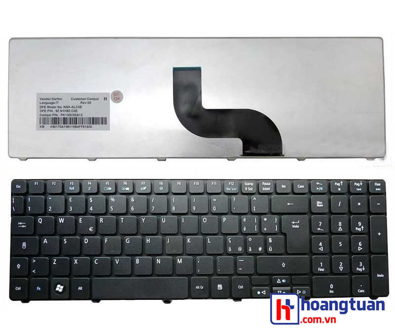 Bàn phím  Acer Aspire 5750 7750 7750G 7750Z 4740