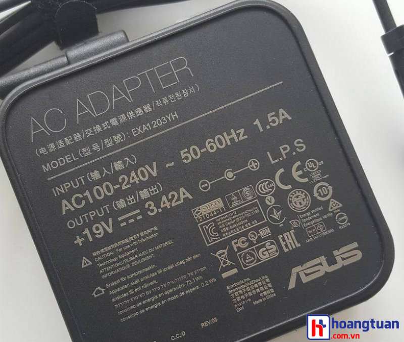 Adapter Asus 19V - 3.42A Vuông