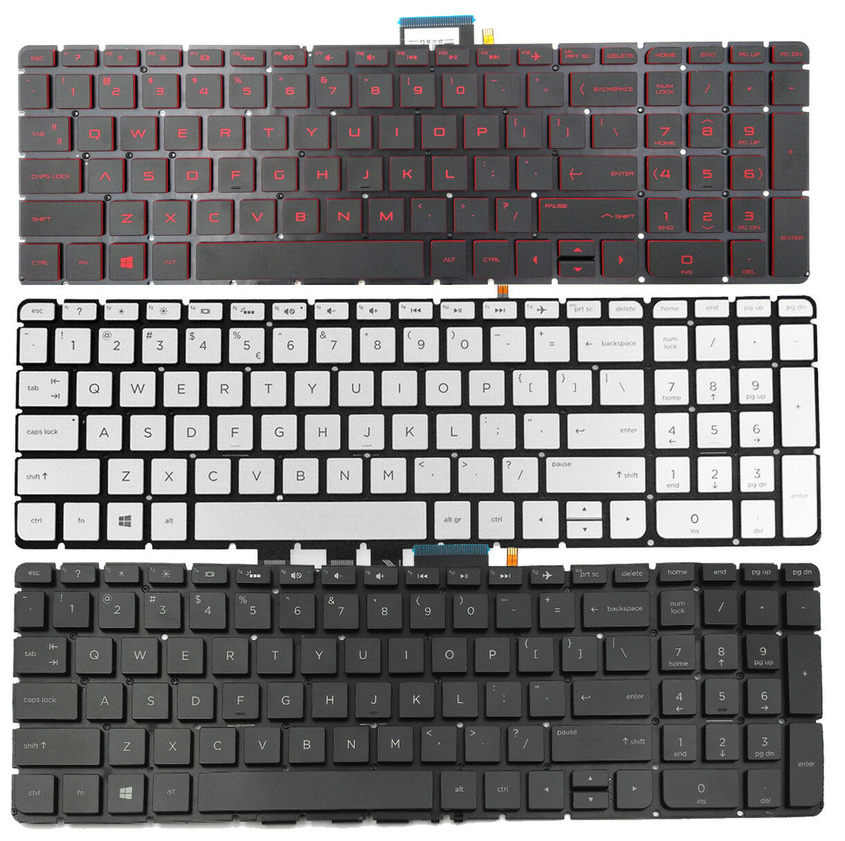 Bàn phím HP Omen 15-AX000 15-AX100 15-AX200 15t-ax000 15t-ax200 US