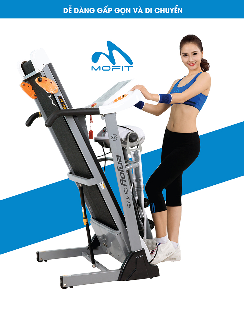 Máy chạy bộ điện đa năng MOFIT ENJOY315