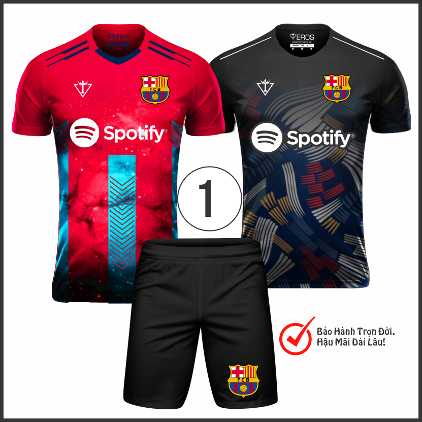 COMBO BARCELONA WIN8 (Đỏ - Đen)- MÃ 1