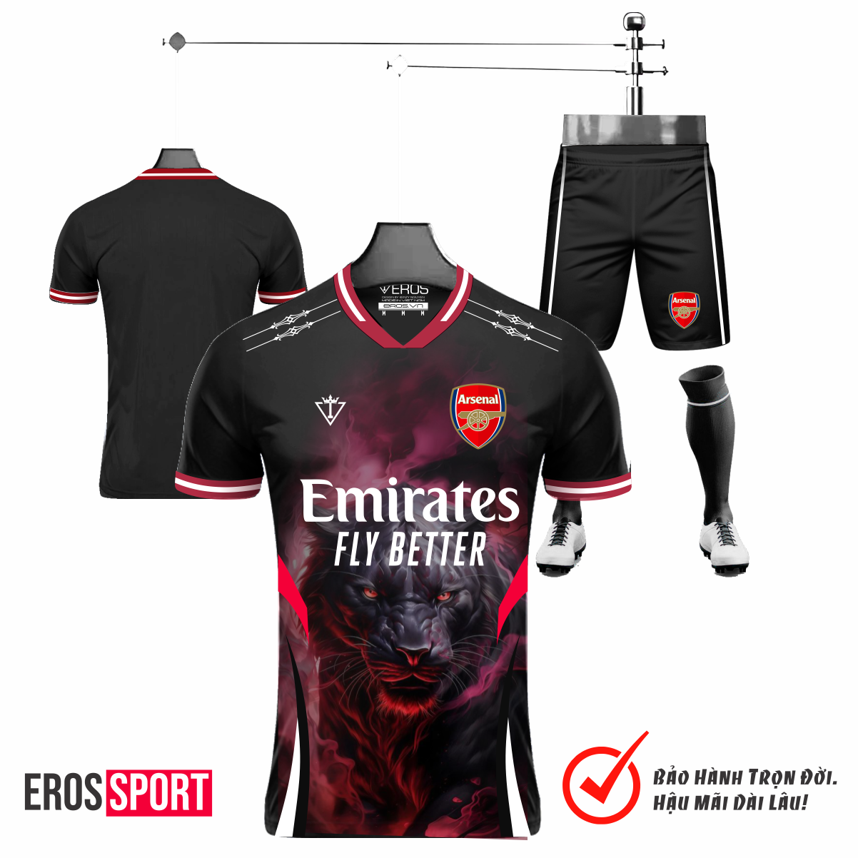 Bộ quần áo bóng đá ARSENAL T18