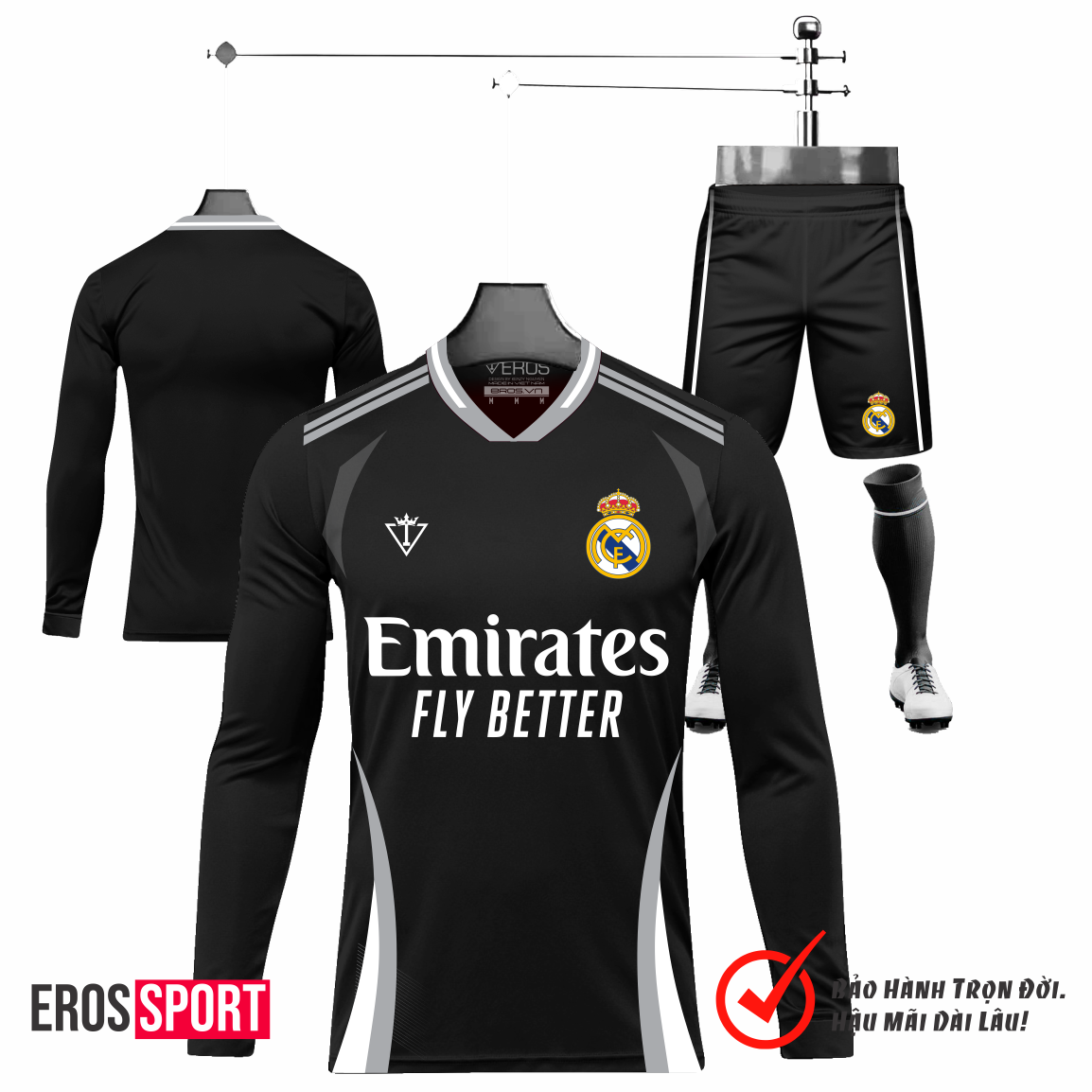 BST TAY DÀI ĐỒ THỂ THAO ĐÁ BÓNG