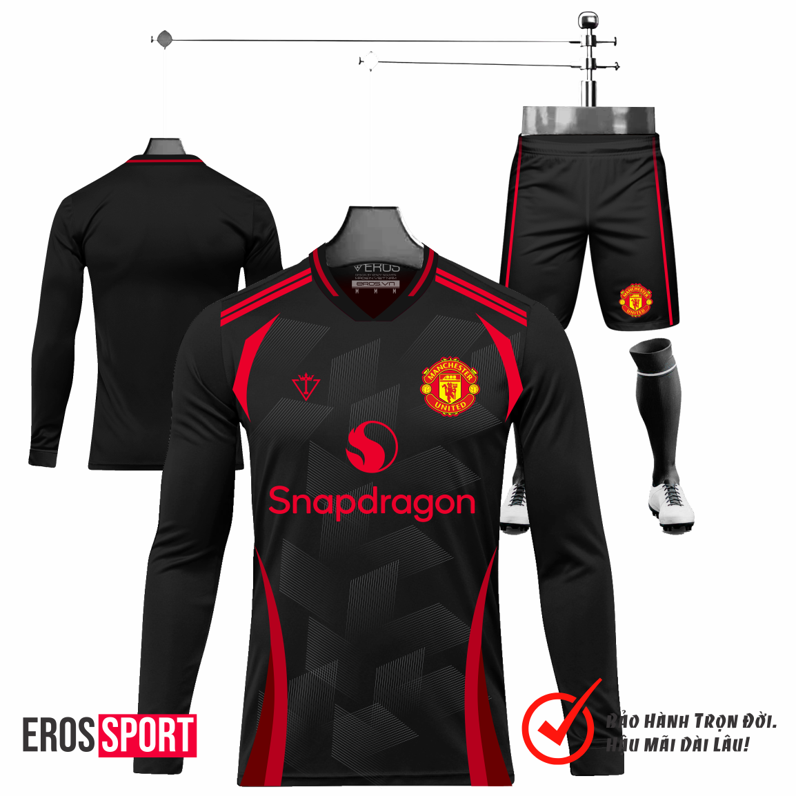 BST TAY DÀI ĐỒ THỂ THAO ĐÁ BÓNG