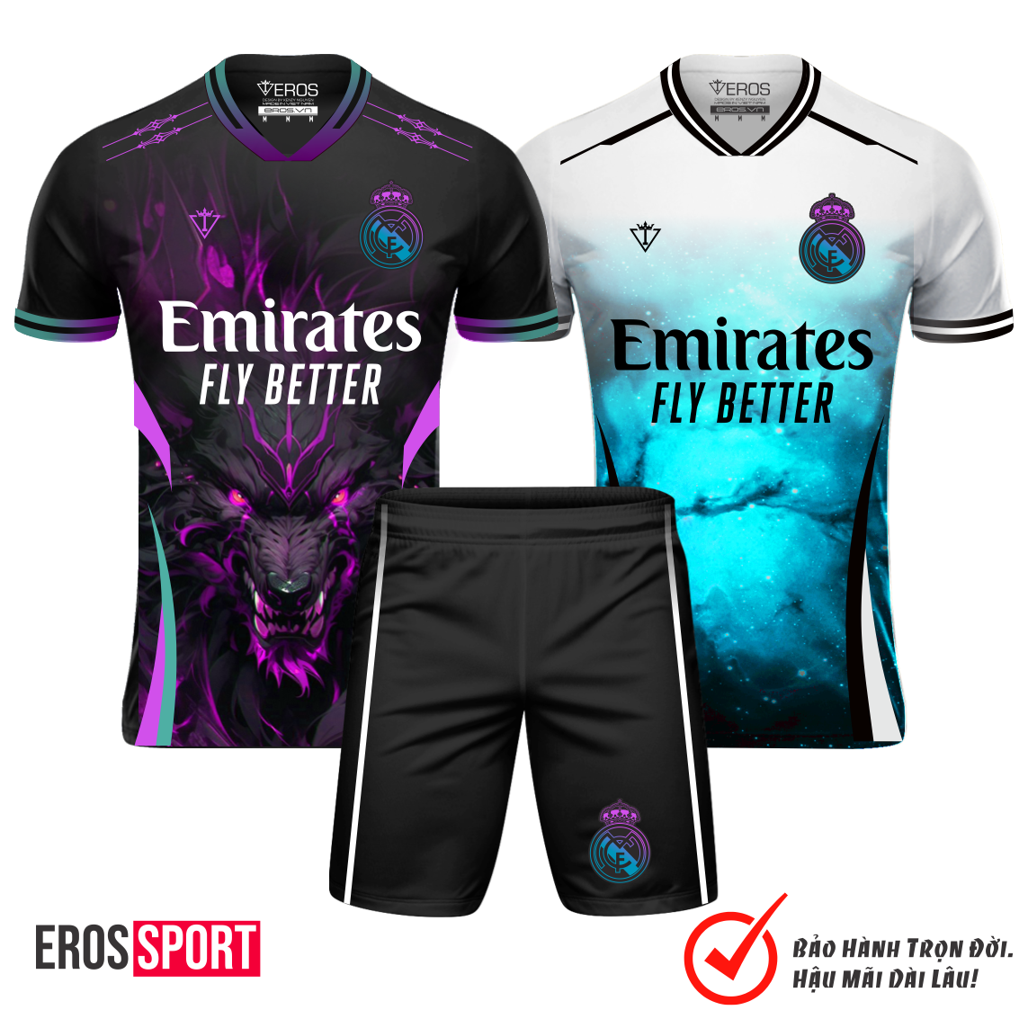 COMBO BỘ BÓNG ĐÁ REAL MADRID T18