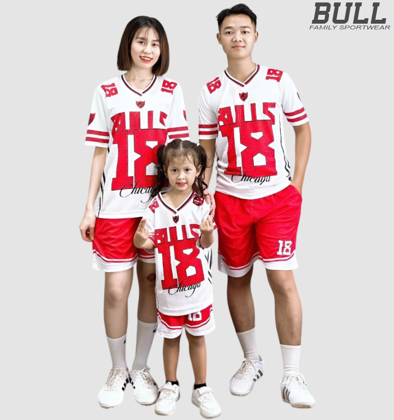 BỘ ĐỒ THỂ THAO GIA ĐÌNH-GĐ10 TRẮNG