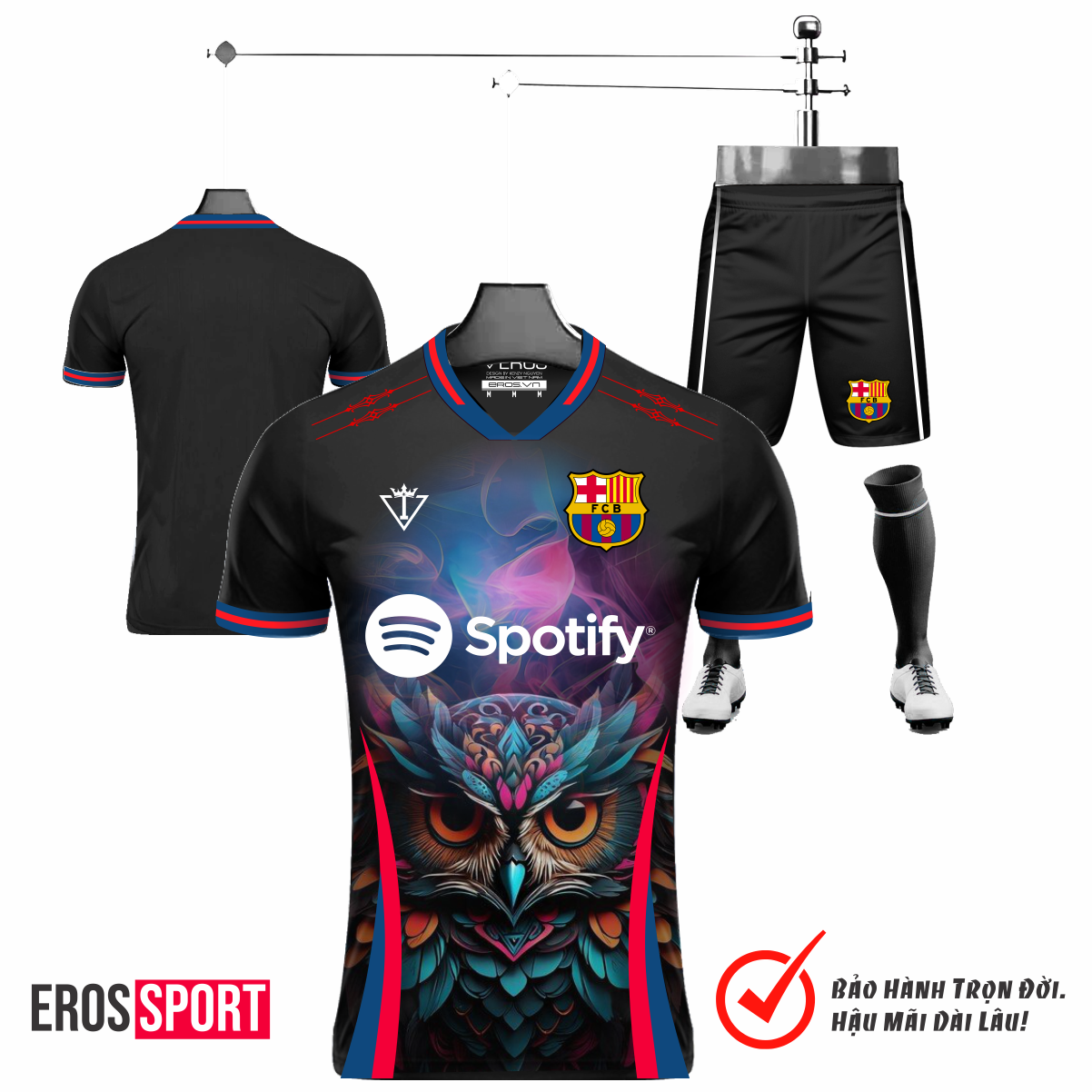 Bộ quần áo bóng đá Barca T18