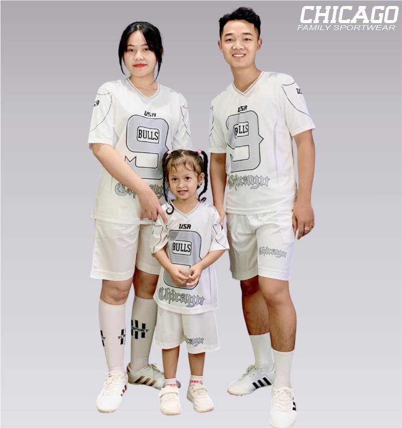 BỘ ĐỒ THỂ THAO GIA ĐÌNH-GĐ11 TRẮNG