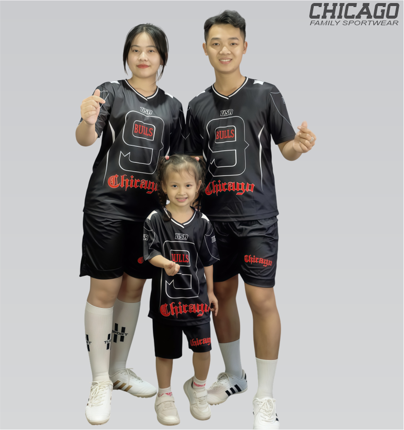 BỘ ĐỒ THỂ THAO GIA ĐÌNH-GĐ11 ĐEN