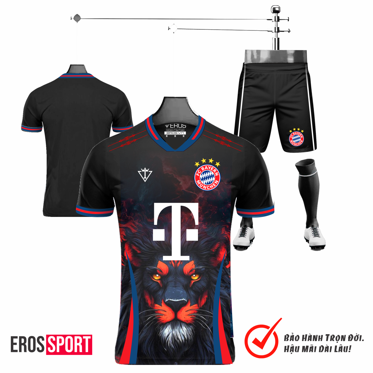 Bộ quần áo bóng đá BAYER T18