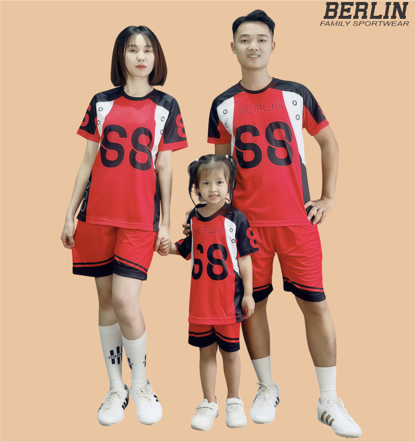 BỘ ĐỒ THỂ THAO GIA ĐÌNH-GĐ2 BERLIN ĐỎ