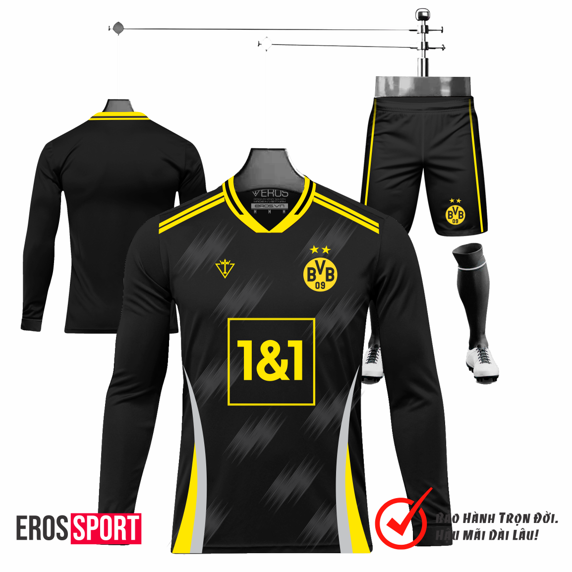 QUẦN ÁO BÓNG ĐÁ ( TAY DÀI ) BORUSSIA DORTMUND - D5