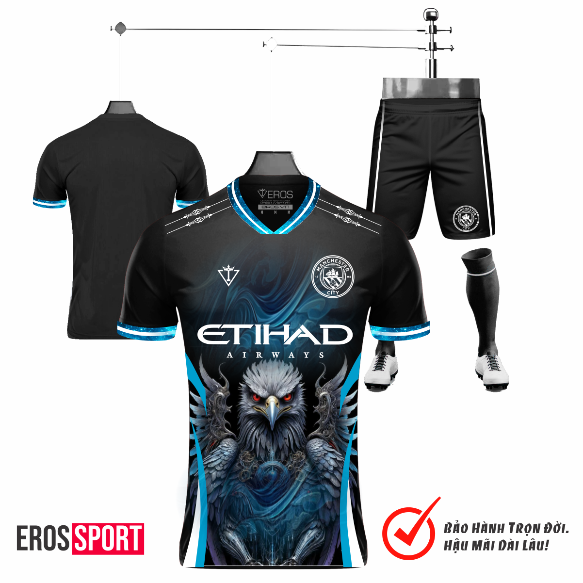 Bộ quần áo bóng đá Man City T18