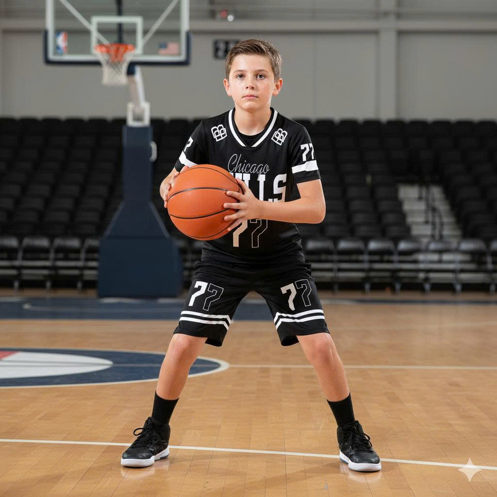 ĐỒ TRẺ EM-GĐ13 BULLS ĐEN