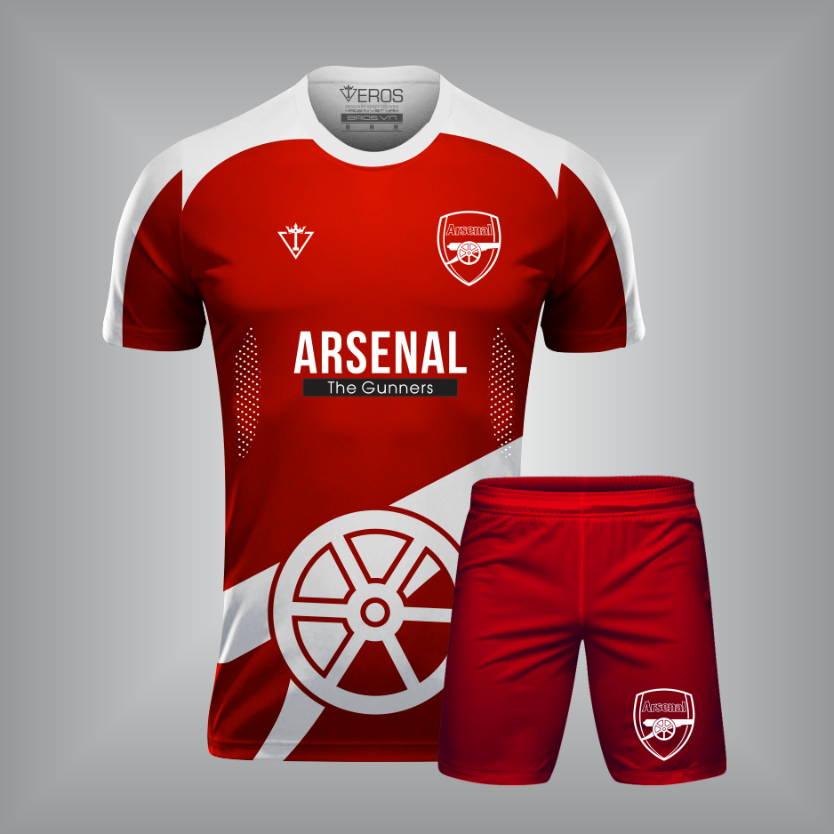 ÁO CLB ARSENAL T10 ĐỎ