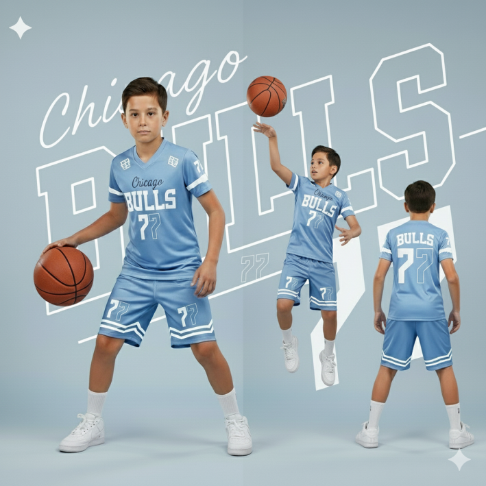 ĐỒ TRẺ EM- GĐ13 BULLS XANH BIỂN
