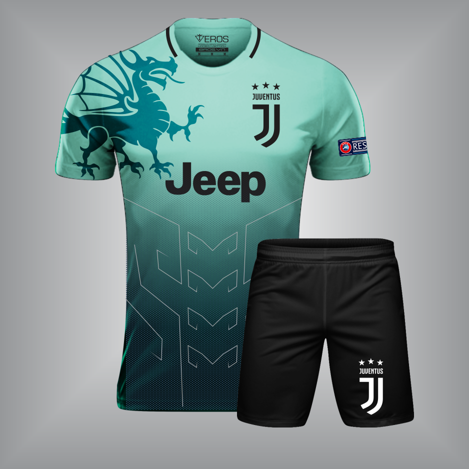 ÁO CLB JUVENTUS T10 XANH