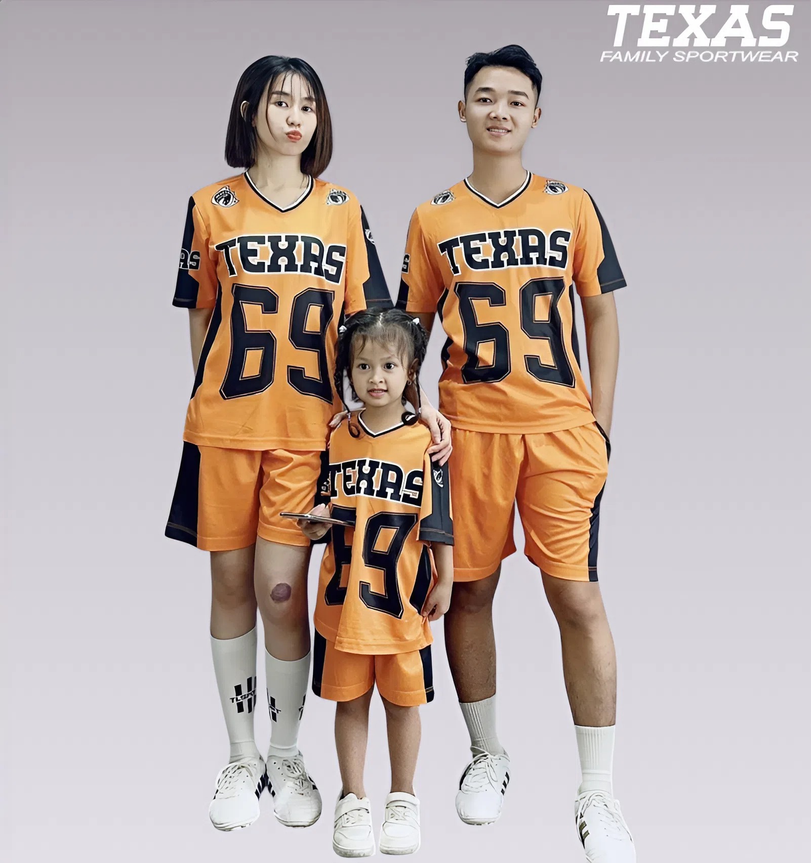 BỘ ĐỒ THỂ THAO GIA ĐÌNH- GĐ5 TEXAS CAM