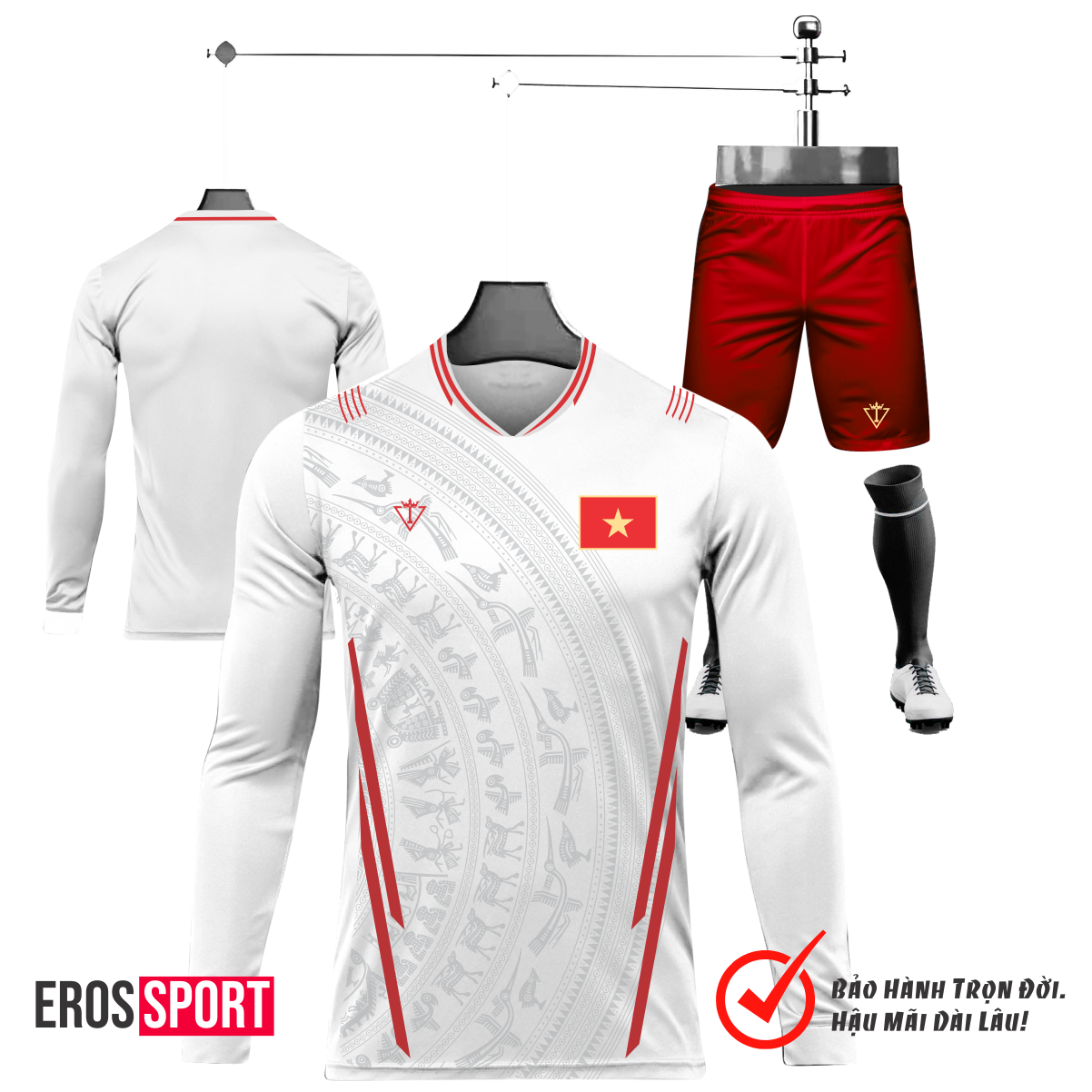 BST TAY DÀI ĐỒ THỂ THAO ĐÁ BÓNG