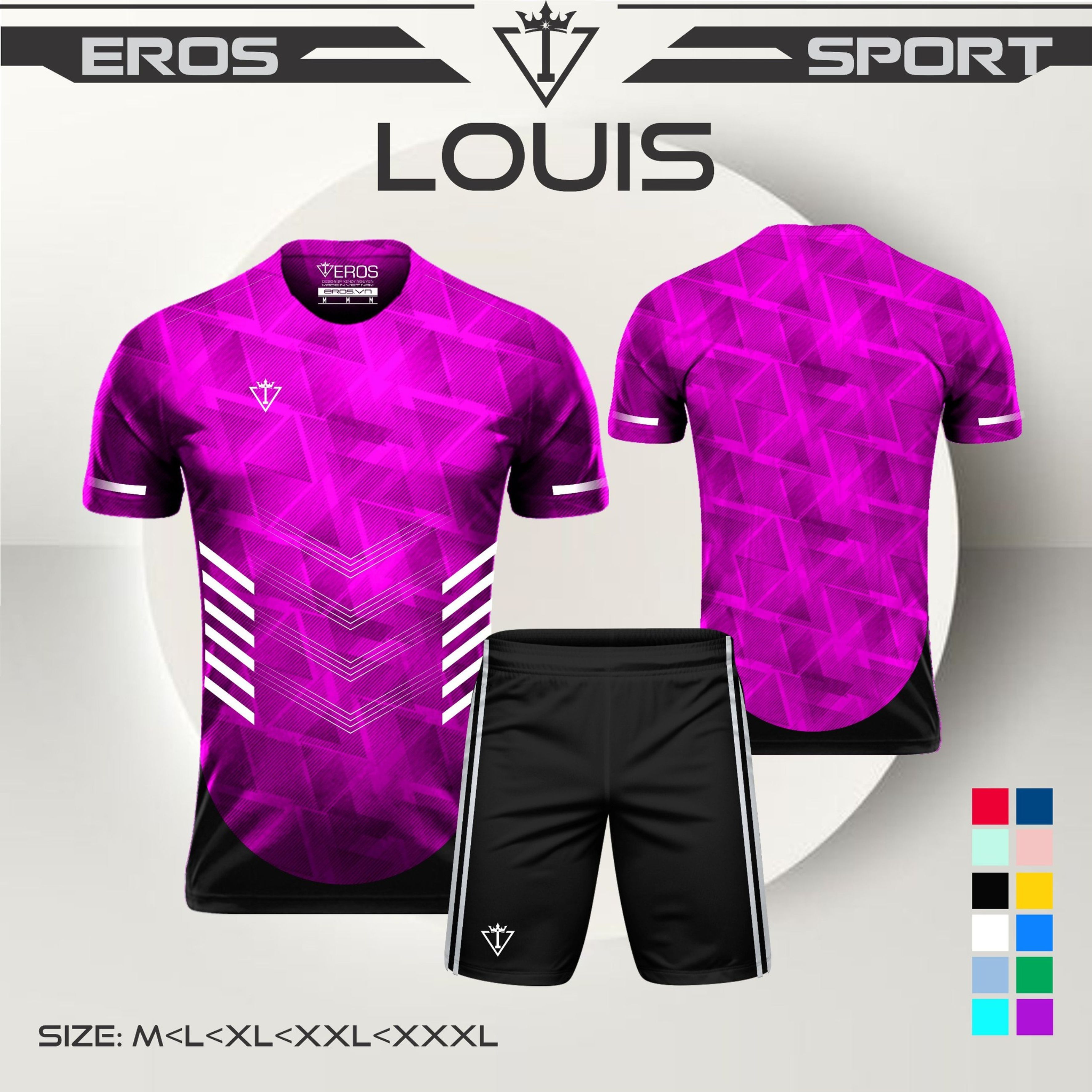 ĐỒ THỂ THAO THIẾT KẾ LOUIS -EROS 5 TÍM