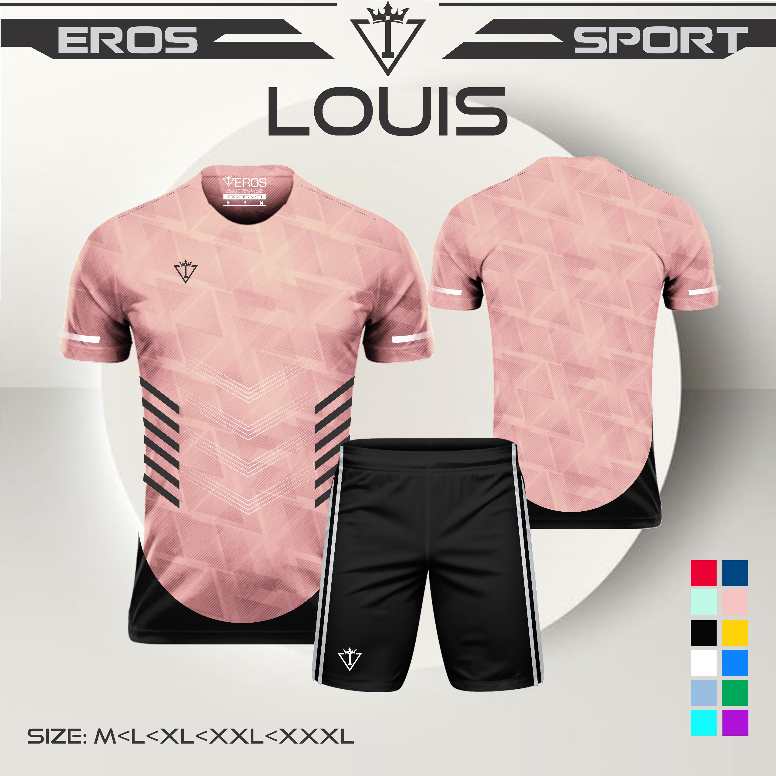 ĐỒ THỂ THAO THIẾT KẾ LOUIS -EROS 5 HỒNG