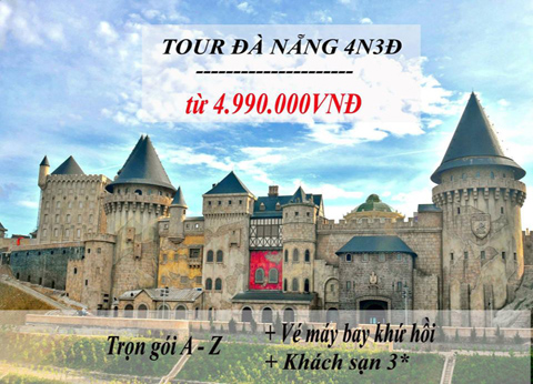 Đi Đà Nẵng 4N3Đ bao gồm luôn vé máy bay giá chỉ 4.990.000VNĐ