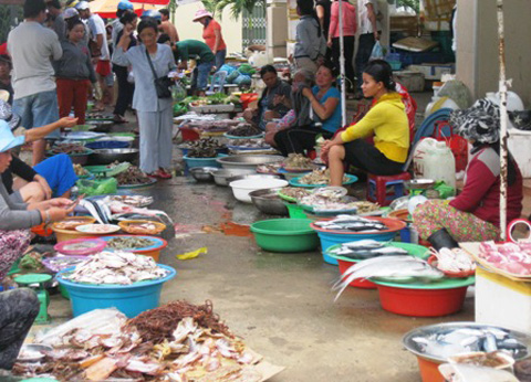 Kinh nghiệm đi chợ hải sản Quan Lạn