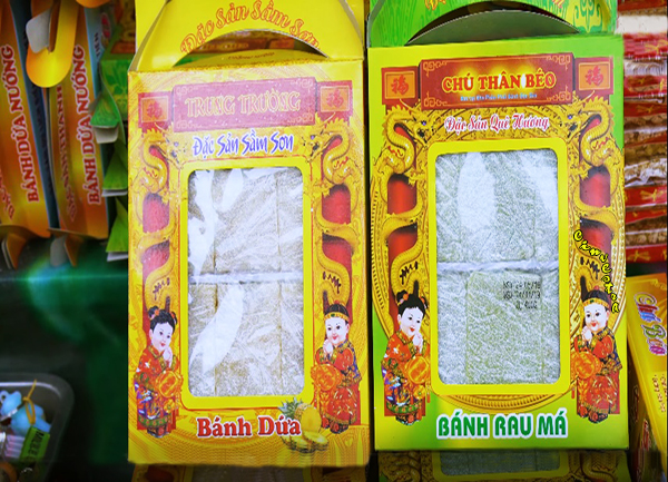 Đặc sản bánh rau má Thanh Hóa