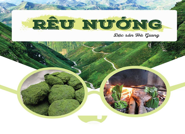 Rêu nướng – Đặc sản Hà Giang