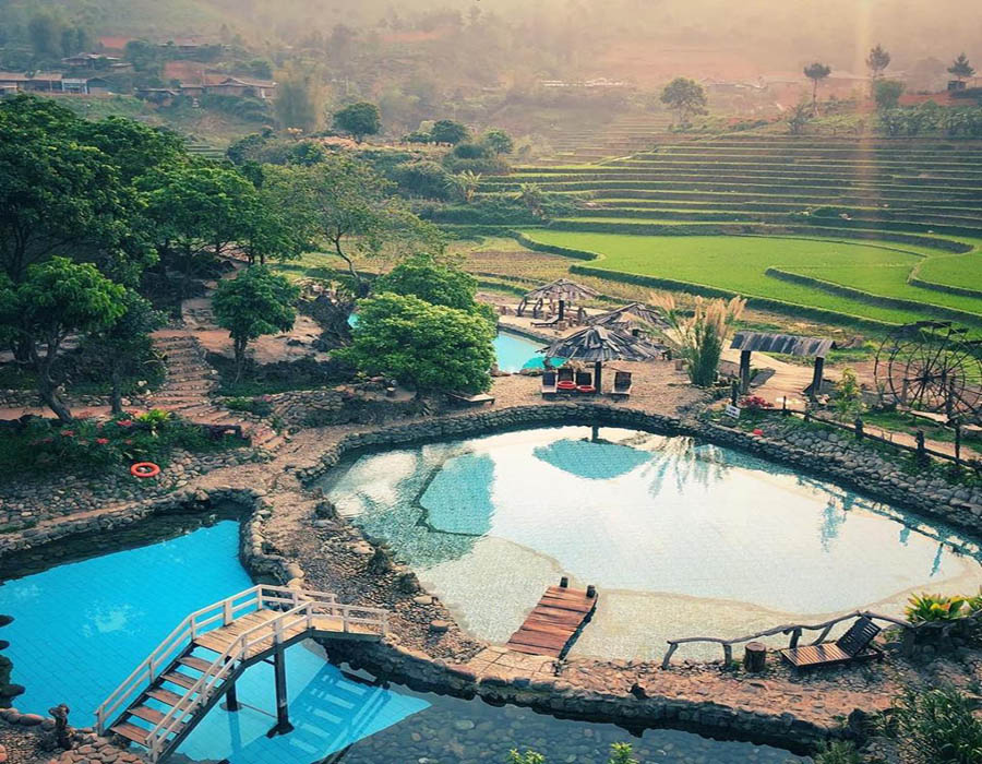 Du lịch suối khoáng nóng Trạm Tấu - Mù Căng Chải