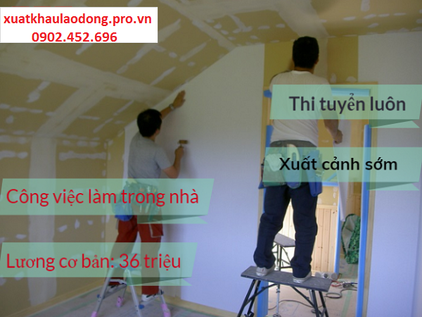 Xuất Khẩu Lao Động Nhật Bản-Hoàn Thiện Nội Thất