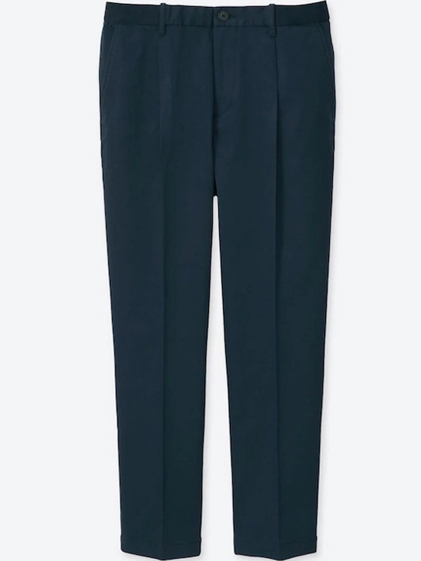 UNIQLO EZY Ankle Length Pants in WINE color Brand  Depop