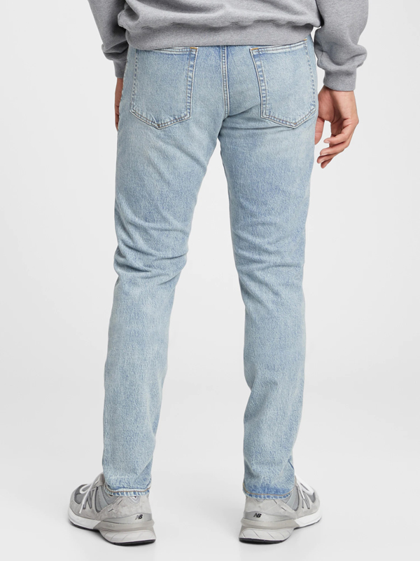Quần Jeans Nam Gap Flex Slim Taper Jeans With Washwell™ Light Indigo 555381  - Size 30-32