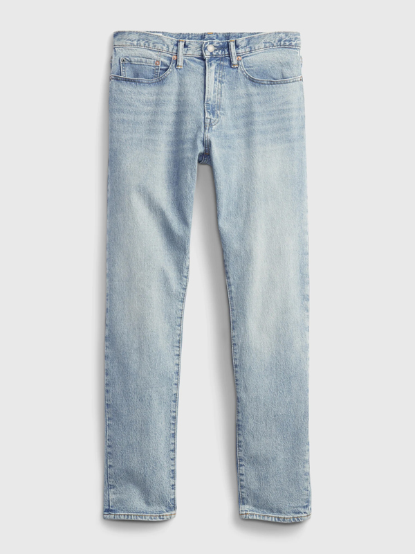 Quần Jeans Nam Gap Flex Slim Taper Jeans With Washwell™ Light Indigo 555381  - Size 30-32