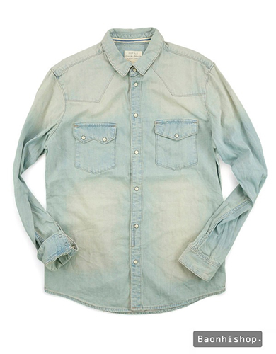 ÁO SƠ MI NAM ESPRIT DENIM WESTERN SHIRT - SIZE L-XL