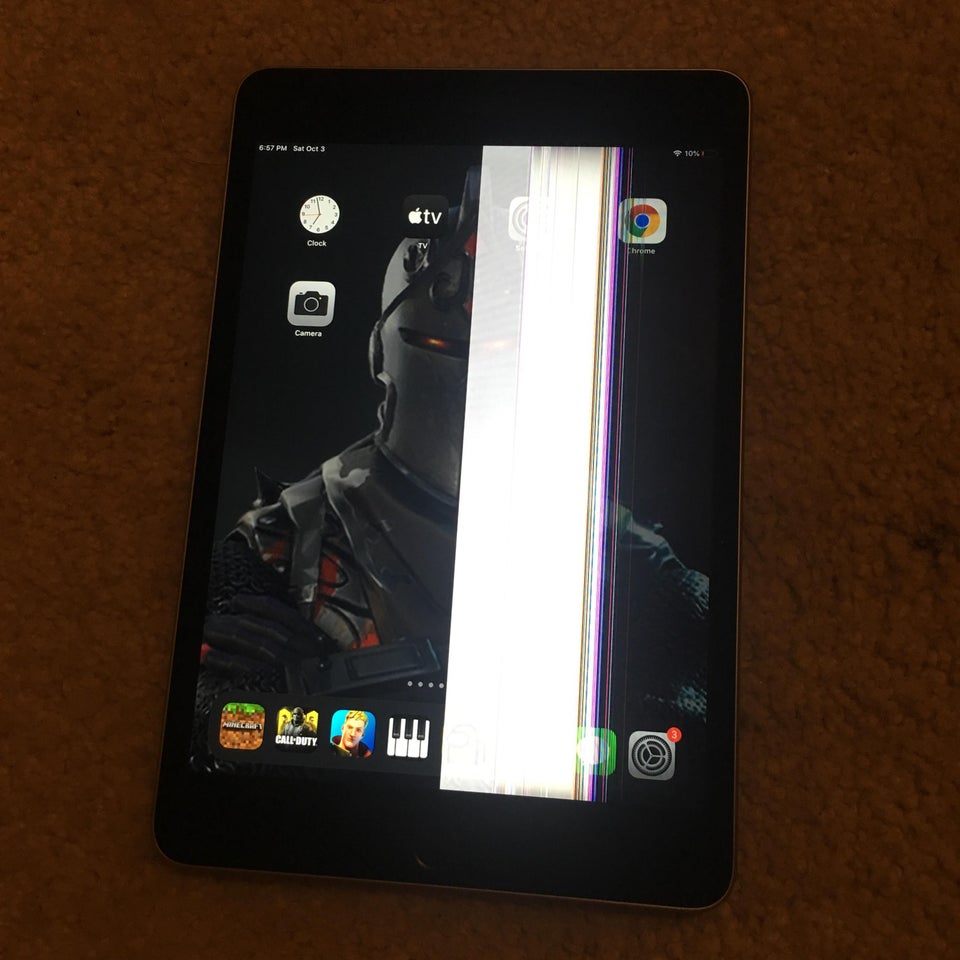 Xử lý màn hình iPad bị lỗi và bị sọc đơn giản tại nhà