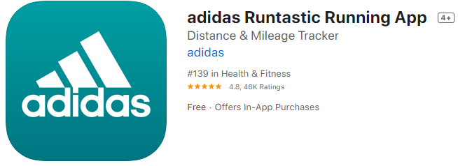 app chạy bộ adidas runtastic running app