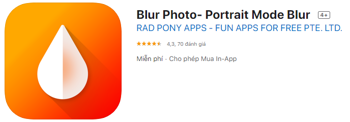 chỉnh sửa ảnh mờ blur photo