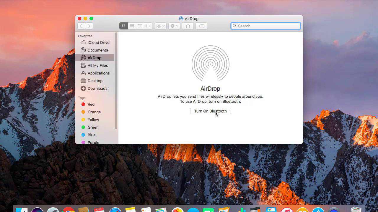 cách bật airdrop