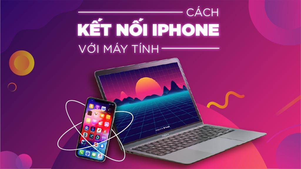 kết nối iphone với máy tính