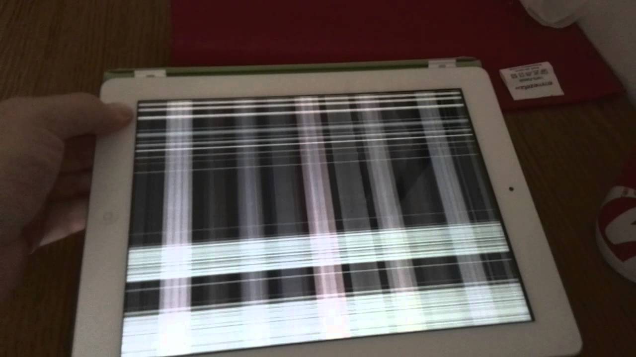 Xử lý màn hình iPad bị lỗi và bị sọc đơn giản tại nhà